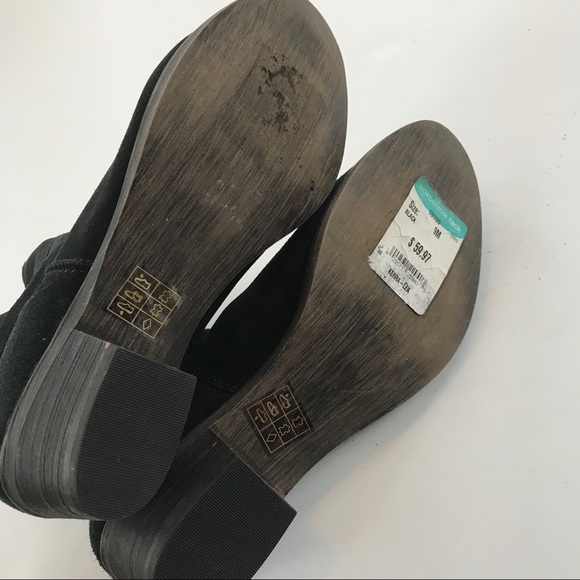 14th & Union Kerr’s Black Suede Bootie 9 NWT - Picture 6 of 8